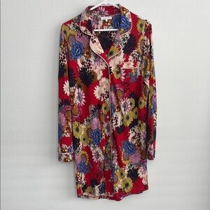 Johnny Was Button Down Sleepwear Shirtdress